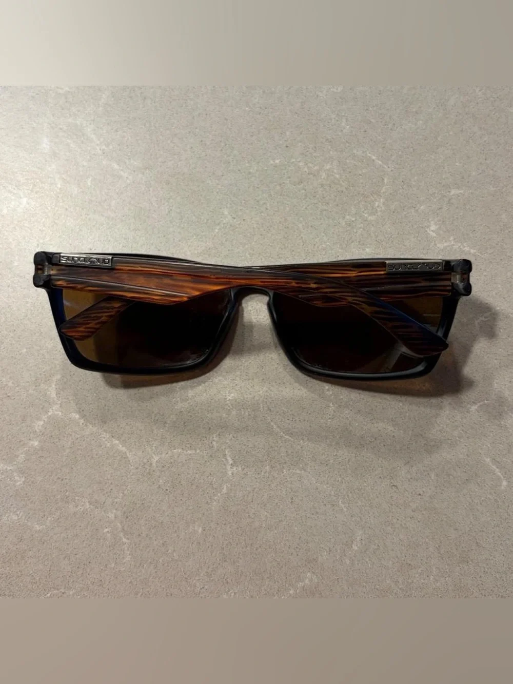 Suncloud Optics Mens Sunglasses Polarized Lens-“Rambler” in Brown Tortoise Shell